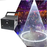 Topflashstar 5 W 10W Laser Light + Snow Machine + Haze Machine Set DJ Disco Laser Stage Light Show