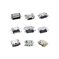 Mini connecteur Micro usb femelle port d'interface 5 broches Jack connecteur USB pour charge d'alimentation