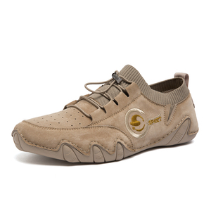 Mocassini da uomo scarpe da passeggio Gommino ballerine in pelle Air-top lacci Casual per il tempo libero fatto a mano leggero all'aperto - Product Image 2