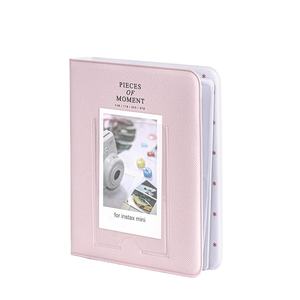 ミニ 3インチ レザー PVC カバー フォトアルバム 64ポケット ロゴ印刷 カスタマイズ可能 結婚式 Instax写真 & カードチケット用 - Product Image 4