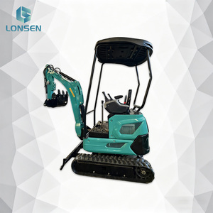 Mini Escavatore a Bassa Pressione sul Suolo 32Kpa con Cingoli in Gomma Senza Danni al Prato per la Cura del Giardino - Product Image 4