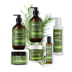 Nhà máy tùy chỉnh hương thảo bạc hà dầu gội & điều hòa & tóc dầu thiết lập cường độ cao hydrat hóa & Sâu sửa chữa tinh dầu - Product Image 4