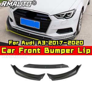 ลิ้นกันชนหน้ารถยนต์ สปอยเลอร์ดิฟฟิวเซอร์ ชุดแต่งกันชนรุ่นปกติ สำหรับ Audi A3 2017-2020 อุปกรณ์ตกแต่งรถยนต์ - Product Image 1