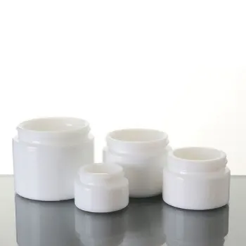Rui pack all'ingrosso vetro bianco porcellane vasetti cosmetici contenitore crema e barattolo da imballaggio 15/30/35/50/100ml vasetto per crema produttore
