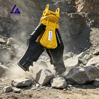 Cisaille de démolition de béton certifiée ISO 9001 pour excavatrice, conforme CE, haute force de broyage, robuste et durable