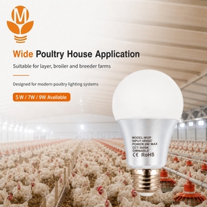 Illuminazione per Allevamenti di Polli 5W 48V DC IP67 Impermeabile, Luce LED per Pollame con Luminosità Regolabile per Case di Polli da Carne, Ovaiole e Allevamenti - Product Image 5