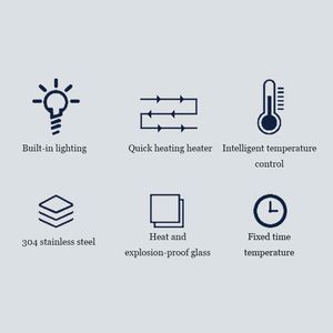 Four électrique industriel grande capacité 220V multifonction intelligent rotatif pour rôtir l'oie et le poulet, état neuf - Product Image 6