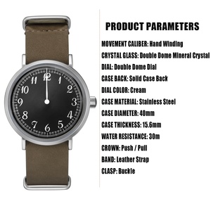 Red Star Limited 40mm Russian Submarine Series Manual Winding <b>Mechanical</b> <b>Watch</b> Stainless Steel Case Acrylic Single Hands 1963 - Product Image 1