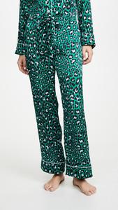 <span class=keywords><strong>Pigiama</strong></span> da donna con stampa leopardata personalizzata a maniche lunghe - Product Image 5