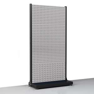 Wholesale Price Portable Product Display Stand Car Detailing Tool Rack With Storage Bin Single Layer