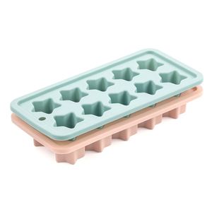 Kitchen <b>Ice</b> Cream Tools 10 Holes Silicone Little Star Shape <b>Ice</b> Cube Tray <b>Ice</b> <b>Maker</b> - Product Image 2