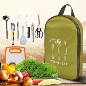 Hot Selling Eco-Friendly 1-Piece Durable Portable <b>BBQ</b> Camping Cookware Set Glass Cover Modern Design <b>Compact</b> Outdoor Cooking - Product Image 2