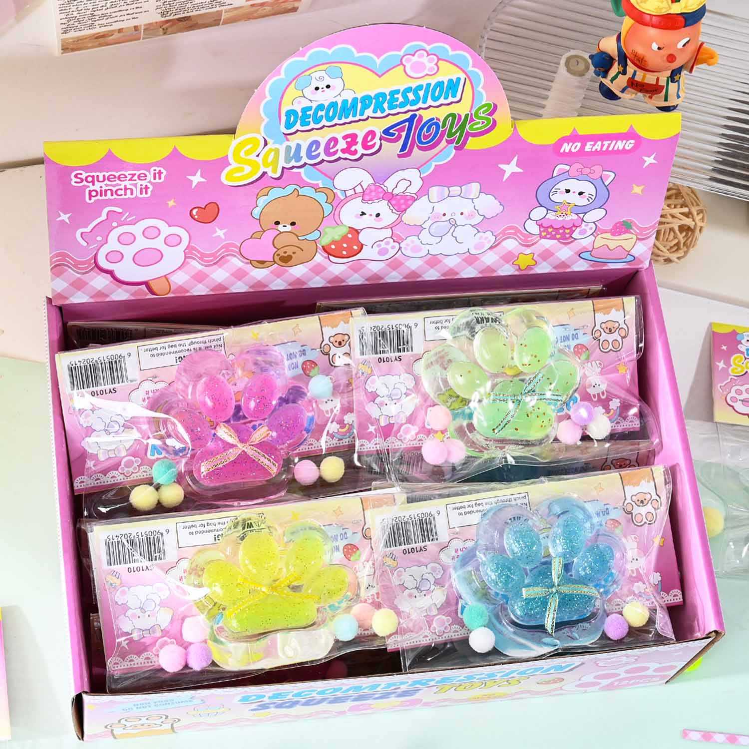 Garra de gato con brillo helado