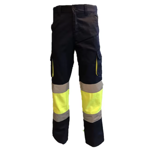 Heavy Duty Engelbert Strauss Utility Polyester Cotton High Visibility Mens Industrial Cargo Work Pants - Product Image 2