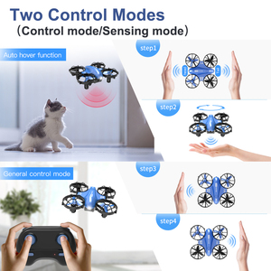 Mini Dron RC de Juguete con Control Remoto para Niños Principiantes, GPS, Función Sígueme, Control por Aplicación, Marco de Plástico, Incluye Baterías, Alcance de 50m/100m - Product Image 3