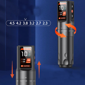 เครื่องสักไร้สายแบบปรับระยะได้ ปากกาโรตารี่สำหรับช่างสักมืออาชีพ - Product Image 4