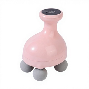 Household Handheld Multi-function Electric Four-<b>head</b> <b>Massager</b> Musical Function USB Powered Body Massage Fat Burning Waist - Product Image 1
