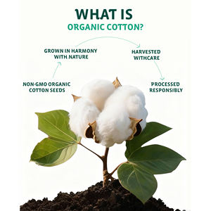 Toallas Nocturnas Desechables de Algodón Orgánico Transpirables con Alas, Protección Contra Fugas y <span class=keywords><strong>Cobertura</strong></span> Extra - Product Image 3