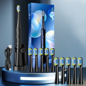 Cepillo de Dientes Eléctrico de Limpieza Profunda para Adultos, 8 Cabezales de Cepillado de Dureza Media, Uso Doméstico - Product Image 5