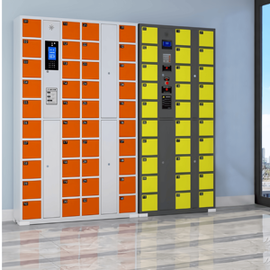 携帯電話や電動工具用のモダンなスチール製収納キャビネット - 充電機能付き電子ロック、鍵、インターホン、防水機能搭載 - Product Image 1