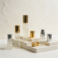 Flacons à col serti MUB FEA13 5ml 10ml, flacons en verre pour parfum, flacons en verre à remplir avec pulvérisateur en aluminium pressurisé