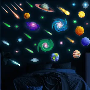 lvfan YGP041 sells glow-in-the-dark pasted Color Milky Way Meteor Black Hole self-adhesive fluorescent wall sticke