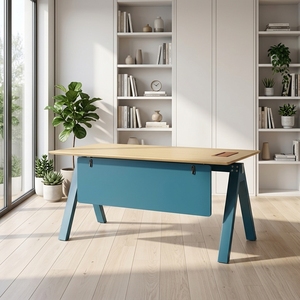 Scrivania Direzionale in Legno a L Personalizzabile, Moderna, Convertibile, Estensibile e Modulare per CEO/<span class=keywords><strong>Manager</strong></span>/Dirigenti - Product Image 3