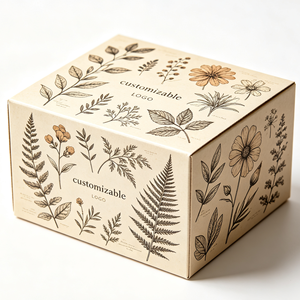 Scatola in Cartoncino Bianco con Illustrazioni di Herbario Antico, Divisorio Interno Personalizzato e UV Spot per <span class=keywords><strong>Confezioni</strong></span> di Prodotti Naturali e Artigianali - Product Image 5