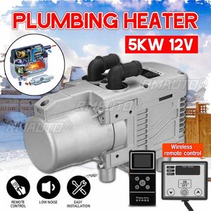 เครื่องทำความร้อนน้ำมันเบนซิน 12V 5KW พร้อมรีโมทคอนโทรล จอ LCD ใช้ได้กับน้ำมันดีเซลและเบนซิน สำหรับรถบรรทุก - Product Image 1