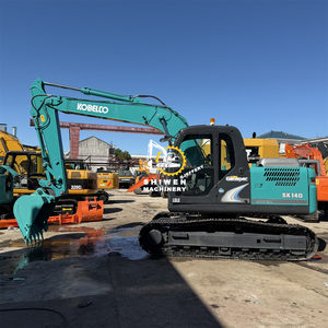 Excavadora hidráulica de orugas Kobelco 2022 usada, modelo con componentes de motor y engranaje, peso operativo de 14 toneladas - Product Image 2