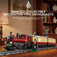 Reobrix 66019 -- 66807 Série Ferroviaire Blocs de Construction Mécaniques MOC Train à Vapeur Urbain Briques Ornamentales Kits Cadeaux