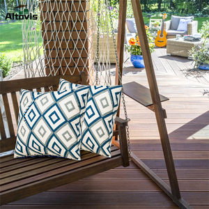 عرض خاص وسادة رمي نمط غير تقليدي مقاومة للأشعة البنفسجية لجانب البلد في الهواء الطلق الفناء الزخرفية - Product Image 6