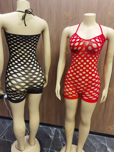 Sexy dames bodystocking nachtclub exotische kostuums gratis maat exotische mesh lingerie jurk borduurwerk verleidelijke nylon bodysuit - Product Image 3