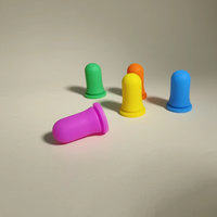 Bouchon compte-gouttes en silicone NBR de 18 mm de haute qualité pour flacon d'huile essentielle, avec compte-gouttes coloré et emballage inclus – Vente chaude