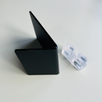 Support de menu numérique NFC blanc vierge avec code QR pour restaurant
