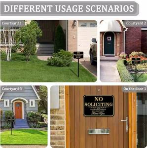 Placas de número de puerta de latón de Metal 3D de alta calidad y letras número dorado para Letras de Casa números de casa - Product Image 2