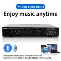 Amplificateur audio professionnel LDZS AV-369BT, mini amplificateur stéréo 5.1 en gros pour système de sonorisation de voiture, karaoké et home cinéma