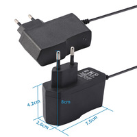 Adaptateur secteur 9V 1A standard UE/US en ABS pour moniteur, routeur, caméra, chargeur 9V DC, sortie 12W 1A