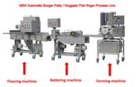 Machine automatique de revêtement de miettes de hamburger Tempura de pain de crevettes de poulet frit et d'oignon-état neuf