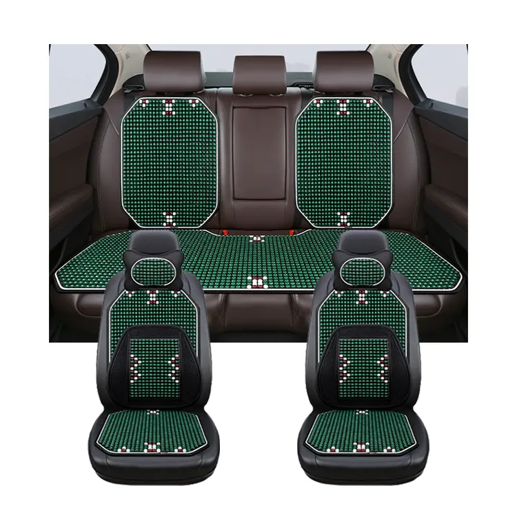 Xiangta Hot Sale 2024 Car Accessories Interior Decoration Car Seat Covers Wooden Bead Original Custom Car Seat Cover