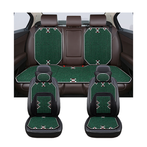 Xiangta ขายร้อน 2024 รถอุปกรณ์ตกแต่งภายในรถยนต์ครอบคลุมลูกปัดไม้เดิมที่กําหนดเองรถยนต์ฝาครอบที่นั่ง - Product Image 1