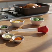UJ-KT622  Baster professionnel en silicone pour la dinde  Baster pour poulet