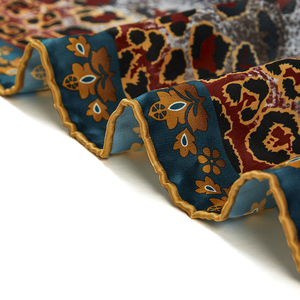 Silk Like Scarf Custom Printing Silky Satin 100% Polyester Double Sided Printing Scarf For Women Shiny Scarf <strong>Hijab</strong> - Product Image 2