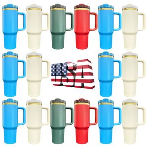 Laser Engraving H2.0 40oz Christmas Red Green Powder Coated Mirror Gold Plated Underneath <b>Xmas</b> Baby Blue Tumbler <b>Mug</b> Cup <b>Mugs</b> - Product Image 1