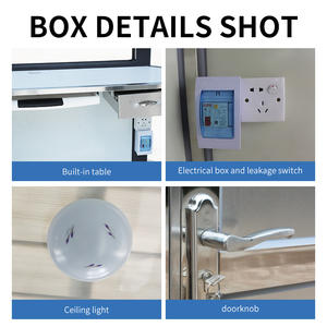 Boîte <span class=keywords><strong>de</strong></span> protection <span class=keywords><strong>de</strong></span> toit Salle <span class=keywords><strong>de</strong></span> sécurité en acier inoxydable Salle mobile Kiosque <span class=keywords><strong>portable</strong></span> Cabine <span class=keywords><strong>de</strong></span> sécurité Cabine <span class=keywords><strong>de</strong></span> garde Cabine <span class=keywords><strong>de</strong></span> garde - Product Image 5