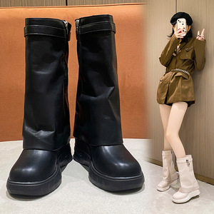 Stivali Shark per Donna a Prezzo di Fabbrica, Alla Moda e Resistenti, Botas <span class=keywords><strong>Para</strong></span> Mujer, <span class=keywords><strong>Stivaletti</strong></span> in Pelle <span class=keywords><strong>con</strong></span> Ammortizzatore - Product Image 3