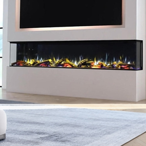 Cheminée électrique 3D <span class=keywords><strong>de</strong></span> 50 pouces avec flamme simulée <span class=keywords><strong>et</strong></span> télécommande pour usage domestique - Vente en gros - Product Image 1