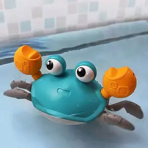 炎热夏季浴缸儿童礼品螃蟹蜗牛玩具游泳螃蟹玩水玩具沙滩玩具