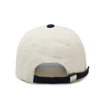 Gorra de béisbol de sombra curvada bordada de pana Unisex de moda informal recién llegada de fábrica de China para hombres y mujeres