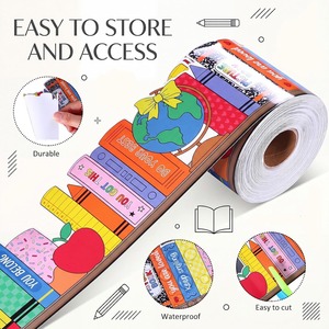 สติกเกอร์ตกแต่งผนังลายโลกขนาด 33 ฟุต สำหรับตกแต่งห้องอ่านหนังสือ - Product Image 2